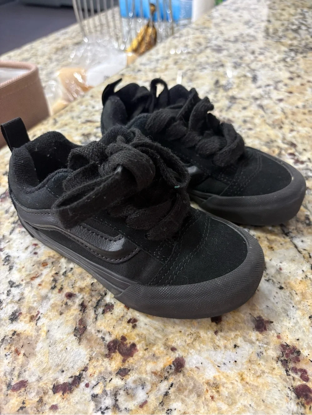 Vans Kids Black High-Top Sneakers